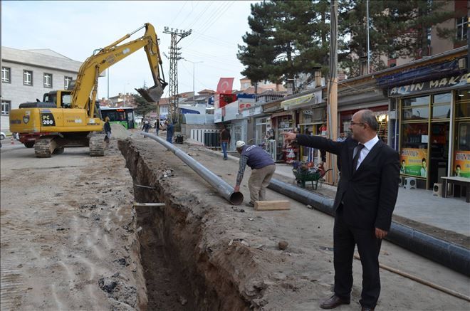 Başkan Şinasi Gülcüoğlu Alt Yapı Çalışmalarını İnceledi