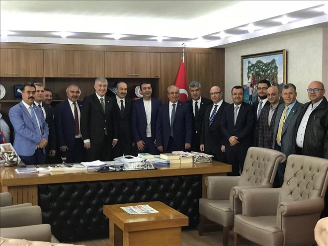 KTO yönetimi MHP İl Başkanı Serkan Tok´u ziyaret etti 