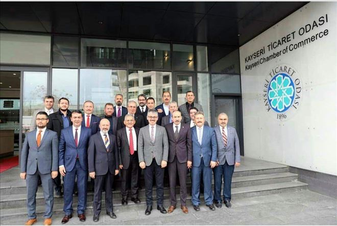 Kayseri Büyükşehir Belediye Başkan Adayı Büyükkılıç´tan KTO´ya Ziyaret 