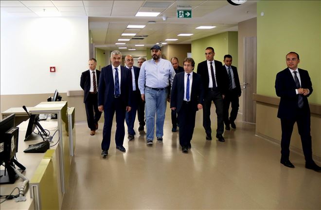  Başkan Çelik Şehir Hastanesini ziyaret etti 