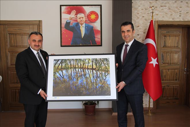 Kayseri-Gaz Genel Müdürü Adem Dincay´dan Başkan Cabbar´a ziyaret 