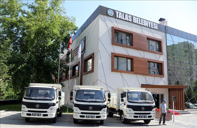 Talas Belediyesi Araç Filosunu Güçlendiriyor 