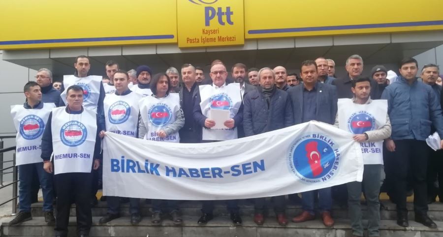 Birlik Haber Sen Kayseri Şube Başkanı Mehmet Taş: “PTT personelleri çözüm beklemekten bıktı”