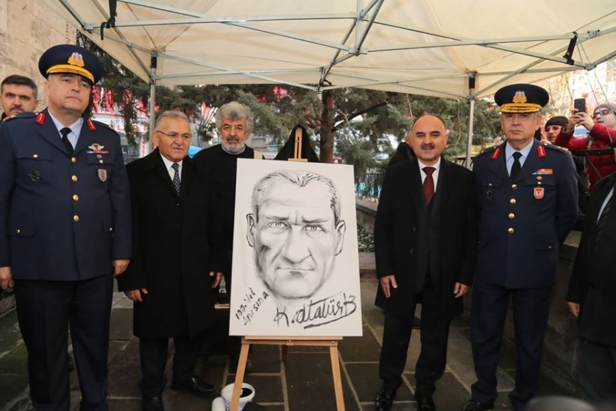 Atatürk’ün Kayseri’ye gelişinin 100. Yılı kutlandı