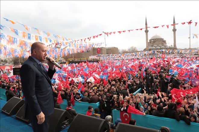Cumhurbaşkanı Erdoğan, Özhaseki için Kayseri´den oy istedi 