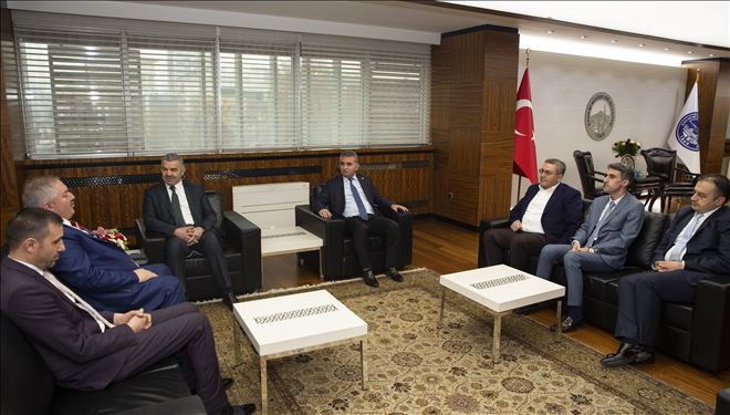 OSB Başkanı Nursaçan, Başkan Çelik´i ziyaret etti 