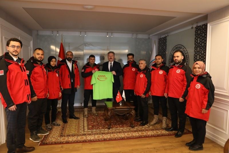 ANDA Arama Kurtarma Ekibi’nden Başkan Palancıoğlu’na ziyaret